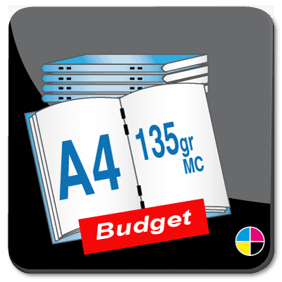 Toon details van Brochures A4 135 gr MC gesatineerd BUDGET